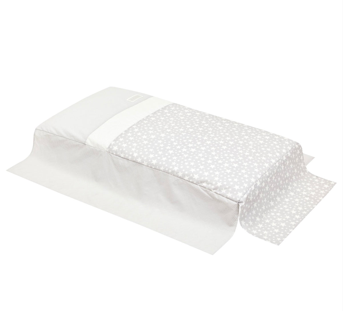 Protector Cuna y Colcha Star Gris