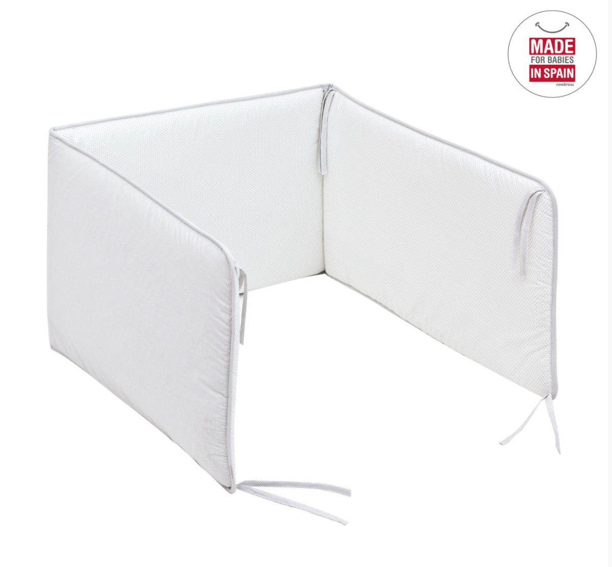 Protector Cuna y Colcha Star Gris